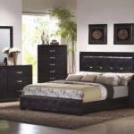 Dylan Modern King Panel Bed Contemporary Black Upholstered Bedroom