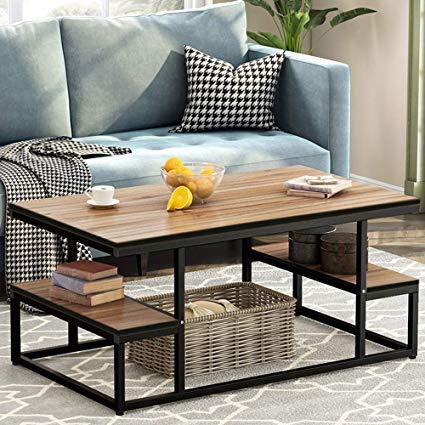 Amazon.com: Tribesigns Modern Coffee Table, 48