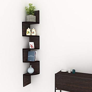 Amazon.com: Corner Floating Shelves, Modern 5 Tier Corner Shelves 