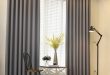 NAPEARL Modern curtain plain solid color blackout full shade living