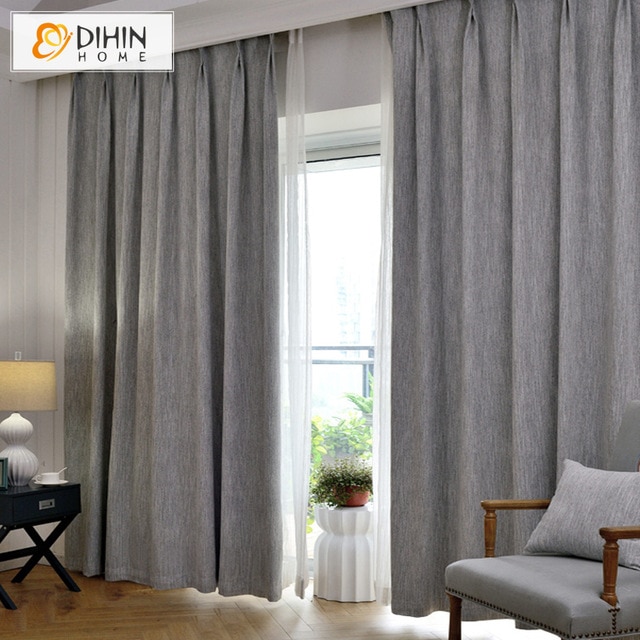 DIHIN 1 PC New Arrival Linen/Cotton Modern Curtains For Living Room