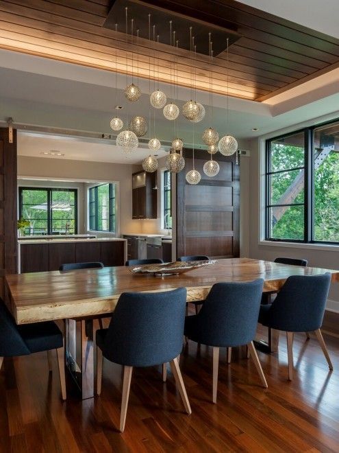 64 Modern Dining Room Ideas and Designs | Chandelier | Mid century