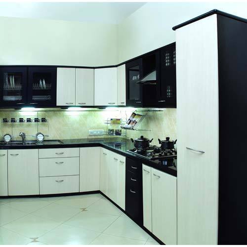 L Shaped Modular Kitchen