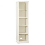 Samantha Narrow Bookcase, Antique White | Pottery Barn