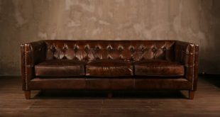 PoliVaz Leather Chesterfield Sofa | Wayfair