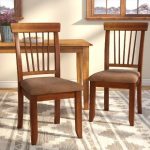 Dark Oak Dining Chairs | Wayfair