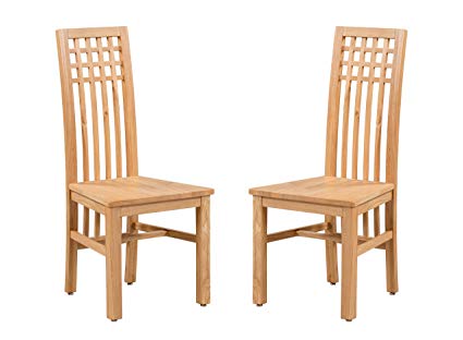 Amazon.com - Trithi Furniture - Creswell American Solid Oak Dining