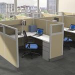 Modern Office Cubicles 6'x6'u2013 6 Pack - Freedman's Office Furniture