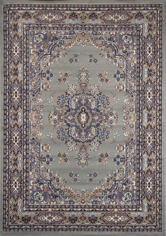 PERSIAN SILVER GRAY AREA RUG 6 X 8 ORIENTAL CARPET 69 - ACTUAL 5' 2