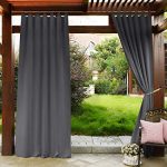 Amazon.com: PONY DANCE Grey Outdoor Curtains - Light Block