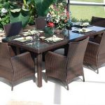 Lantana 7 Pc. Resin Wicker Dining Set - CIL-7