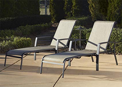 Amazon.com: Cosco Outdoor Chaise Lounge Chair, Adjustable, 2 Pack