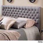 Amazon.com - Grey Tufted Headboard Full Size/Queen Button Nailed