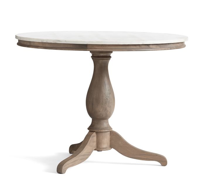 Alexandra Marble Pedestal Dining Table | Pottery Barn