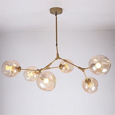 Nordic gold DNA molecule herringbone branch Pendant Light Bar Dining