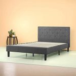 Amazon.com: Zinus Upholstered Diamond Stitched Platform Bed with