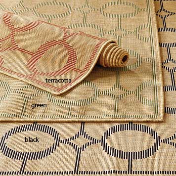 Polypropylene Rug / Arabesque Indoor/Outdoor Rug -- Orvis