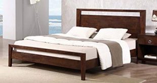 Amazon.com: Kota Modern Queen Size Solid Wood Platform Bed Frame