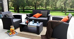 Amazon.com: Baner Garden (N87) 4 Pieces Outdoor Furniture Complete