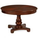 Furniture Bordeaux Pedestal Round Expandable Dining Table & Reviews