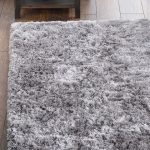 Blizzard Silver Shaggy Rug | Modern Rugs