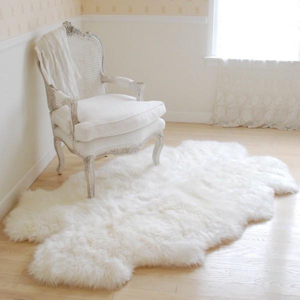 Sheepskin Throw Rug at Rachel Ashwell Shabby Chic Couture