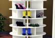 Floor to Ceiling Shoe Storage | Lazy Susan Shoe Organizer | Closet