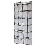 Amazon.com: MISSLO Over The Door Shoe Organizer 24 Large Mesh