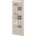 Whitmor 24 Pocket Over the Door Shoe Organizer - Clear - Walmart.com