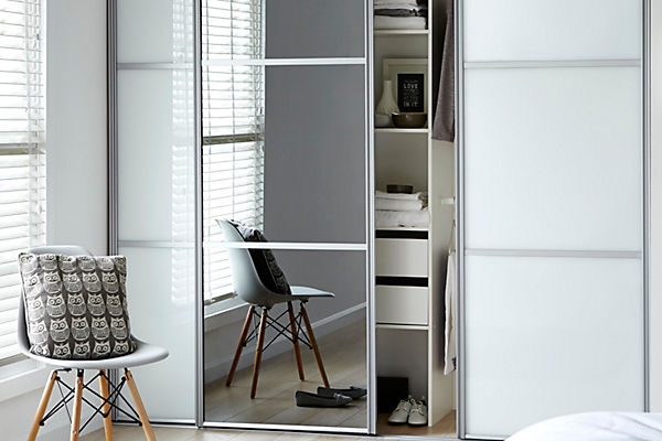 S Thin Wardrobe Sliding Doors Simple White Sliding Door Wardrobe