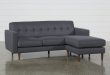 London Dark Grey Reversible Sofa Chaise | Living Spaces