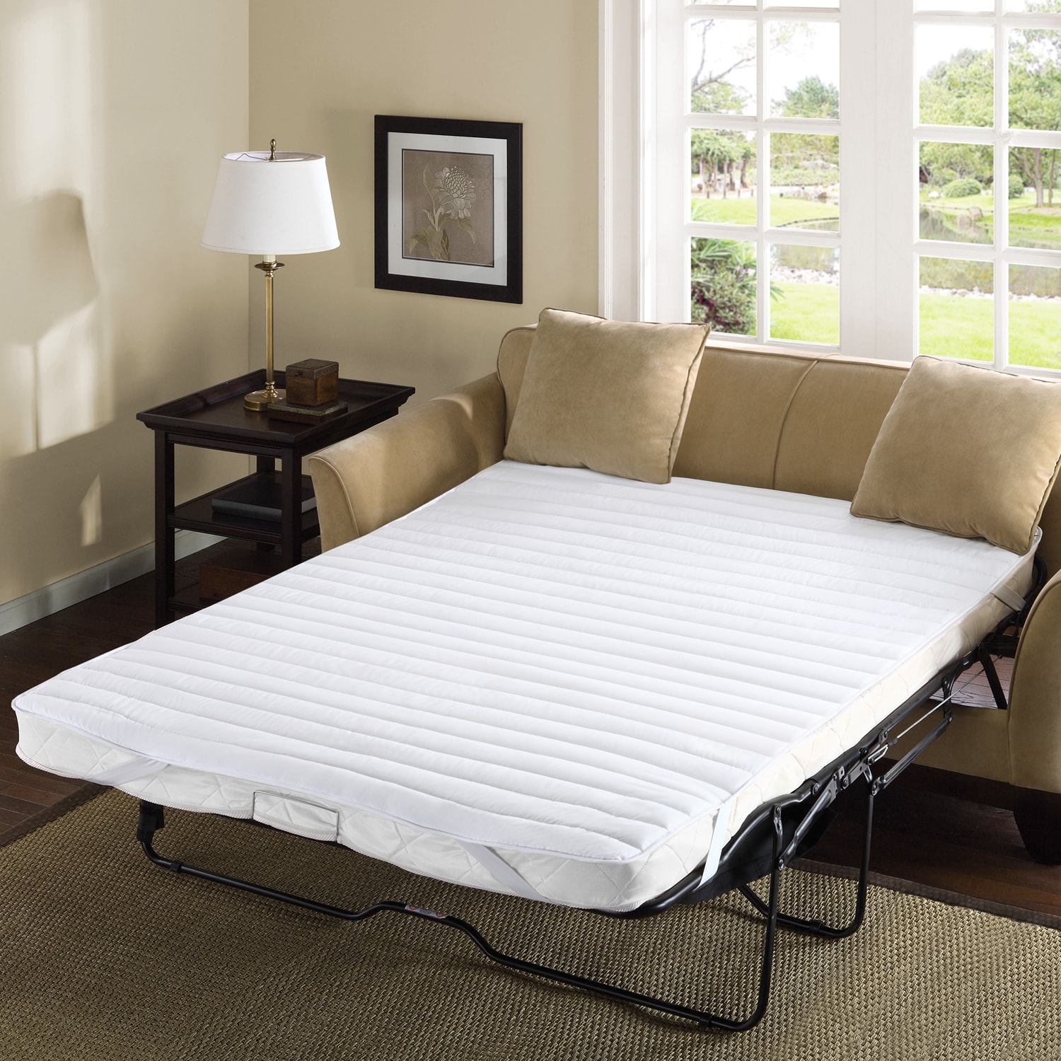 Madison Park Essentials Waterproof Microfiber Sofa Bed Mattress Pad