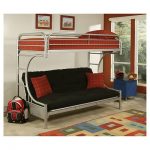 Eclipse Kids Futon Bunk Bed - Silver(Twin XL/Queen) - Acme : Target