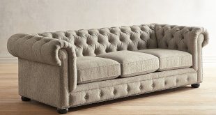 Southerlyn Oatmeal Chesterfield Sofa | Pier 1