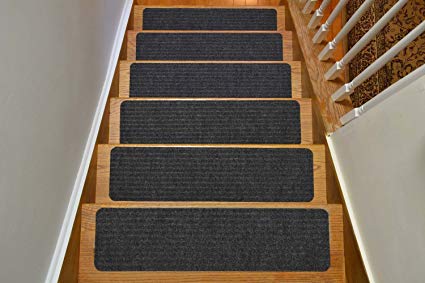 Stair Treads Collection Indoor Skid Slip Resistant Carpet Stair