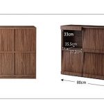 KOREDA: Flap chest / storage furniture simple and modern living room