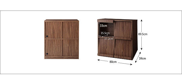 KOREDA: Flap chest / storage furniture simple and modern living room