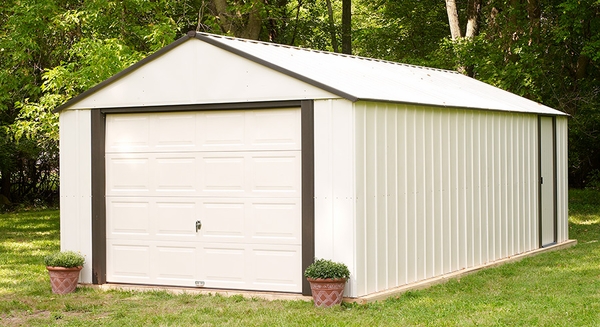 Arrow Murryhill 12 x 24 Storage Shed with Roll-up Garage Door