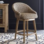 Seagrass Bucket Swivel Bar Stool | Pottery Barn