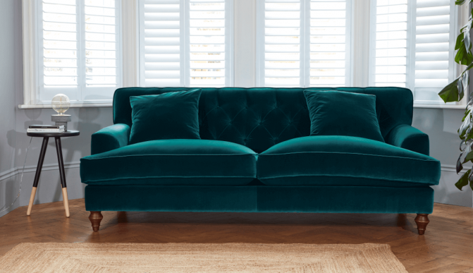 Teal Sofa: The always on-trend colour | Darlings of Chelsea