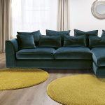 Harrington Large Chaise Velvet Sofa, RHF - Barker & Stonehouse in