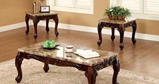 Amazon.com: Furniture of America Beltran 3-Piece Traditional Faux