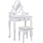 Amazon.com: Best Choice Products Bedroom Vanity Hair Dressing Table