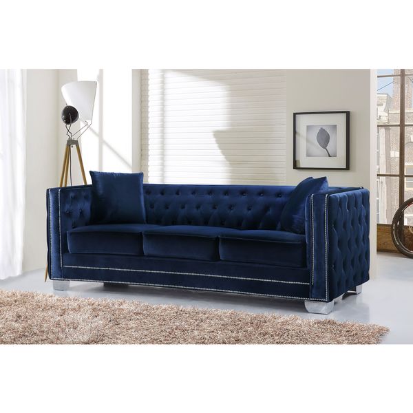 Make Your Living Room Elegant  With The Velvet Sofas