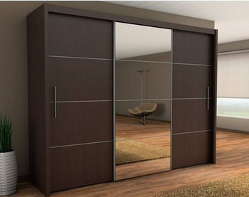 Wooden Aluminium Wardrobe Designs,Bedroom Wardrobe Sliding Mirror