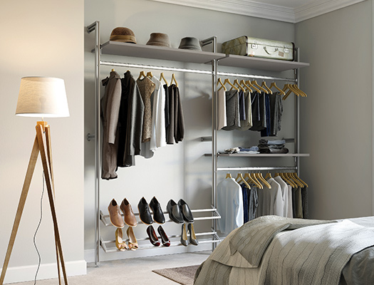 Fitted wardrobe ideas storage colours and styles | Spaceslide