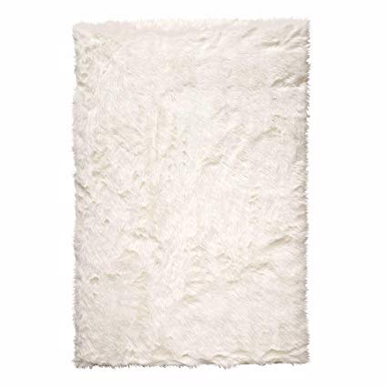 Amazon.com: Home Decorators Collection Faux Sheepskin Area Rug, 5'X8