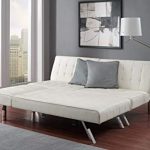 Amazon.com: Modern Sofa Bed Sleeper Faux Leather Convertible Sofa