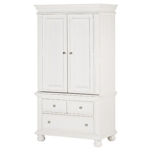 White Armoires & Wardrobes You'll Love | Wayfair