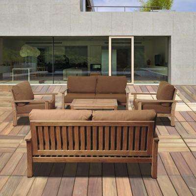 Teak - Beige/Tan - Wood Patio Furniture - Outdoor Lounge Furniture